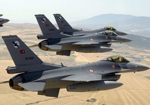 F-16 LAR TANIMLANAMAYAN HELİKOPTER İÇİN KALKMIŞ